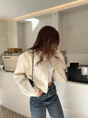 Clara | Women’s Casual Pocket Front Bomber Jacket