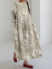 Avery - Elegant Printed Maxi Dress