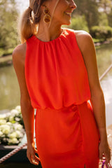 Lisa | Elegant Sleeveless Split Dress