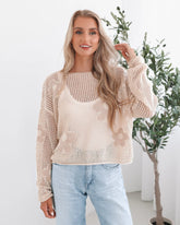 Pacino Knit Top - Oat