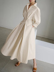 Clémence™ | Buttoned Midi Dress