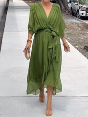 MARJORIE - SOPHISTICATED CHIFFON DRESS