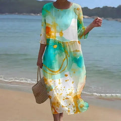 MARISOL - MODERN ELEGANT BLOOM DRESS