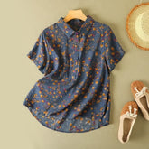 Olive™ Vintage Floral Summer Shirt