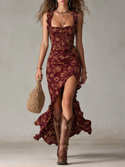 Women's Lightweight Boho Maxi Dress