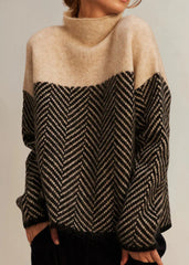 Malene ~ Cotton Turtleneck Sweater