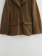 Emma | Women's Casual Buttoned Oversized Jacket