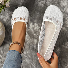 Women's Outdoor Breathable Round Toe Flat Shoes