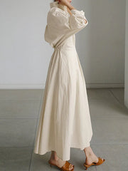 Clémence™ | Buttoned Midi Dress