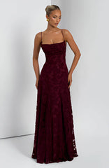 Eloisa Lace Corset Maxi Dress