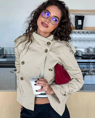 Alice | Women’s Winter Belted Double Breasted Trench Jacket