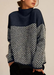 Malene ~ Cotton Turtleneck Sweater