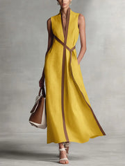 Women's Elegant Summer Wrap Maxi Dress