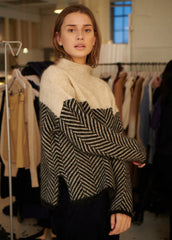 Malene ~ Cotton Turtleneck Sweater