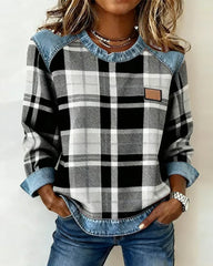 Célia - Sweatshirt Patchwork Daring