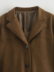 Emma | Women's Casual Buttoned Oversized Jacket
