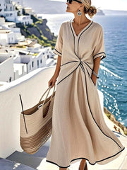 Naya - Striped Maxi Dress