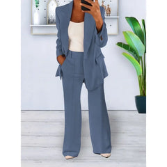 Kayla | Chic Formal Suit Set with Tailored Long Blazer for Women