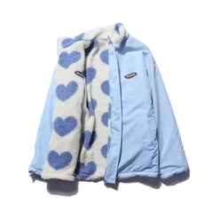 Carys | Double sided heart coat