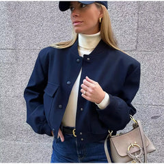Paige | Women’s Casual Short Bomber Winter Jacket
