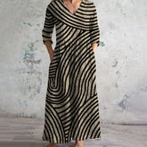 Ayla™ | Vintage Striped Dress