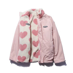 Carys | Double sided heart coat