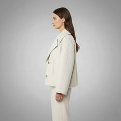 Georgia | Classic Double Button Short Jacket for Women