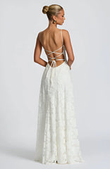 Eloisa Lace Corset Maxi Dress