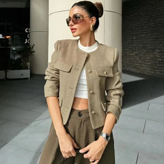 Gabriella | Women's Cropped Blazer Jacket