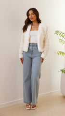 Bella | Women’s Chic Faux Fur Evening Jacket