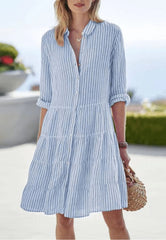 EMMIE – STRIPES IN THE SUN MINI DRESS