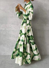 Luna’s Enchanted Flow Tie-Waist Maxi Dress