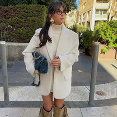Hannah | Women's Faux Fur Blazer Jacket