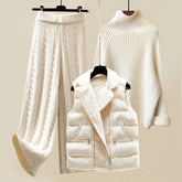 Donna | Women’s Winter Cozy Three Piece Loungewear Set