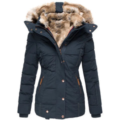 Eira | Warm winter coat with fur lining