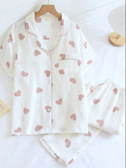 Isabella | Women’s Button-Down Short Sleeve Pajama Set