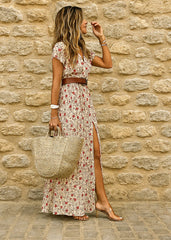 LUCILA - ECCENTRIC MAXI DRESS