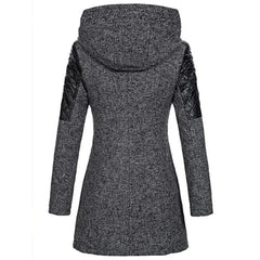 Women's Long Winter Coat with Hood