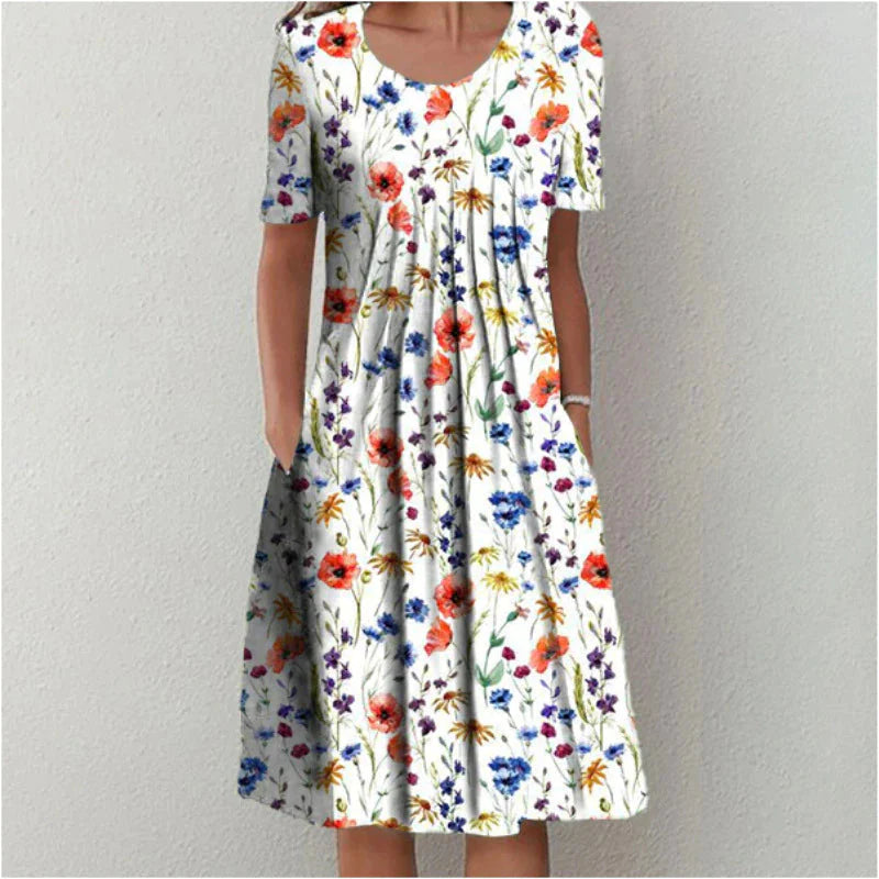 Elise | Cotton Tummy Coverage Dress