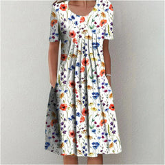 Elise | Cotton Tummy Coverage Dress