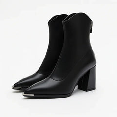 Montrose Chrome Tip Chelsea Boots