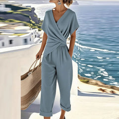 Women's Elegant Two-Piece Wrap Set