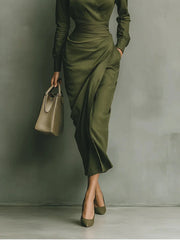 Eva | Cotton Blended Maxi Dress