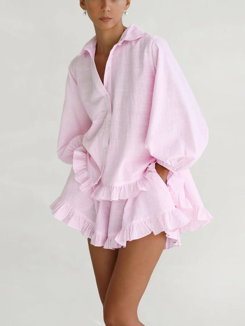 AVA – PLAYFUL ELEGANCE RUFFLE SET