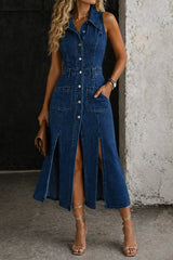 Camille | Open Front Vest Dress