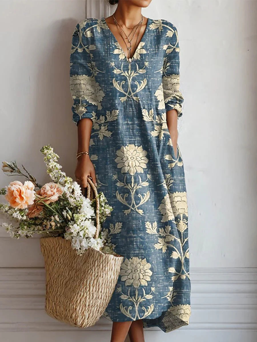 Women's Everyday Floral Print Midi Dress