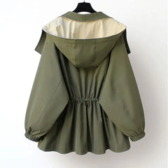 Daisy | Women’s Stylish Hooded Double Layer Jacket
