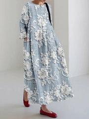 Avery - Elegant Printed Maxi Dress