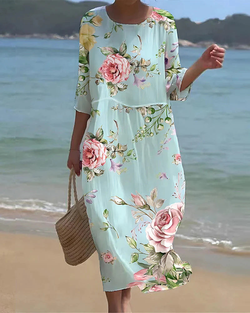 MARISOL - MODERN ELEGANT BLOOM DRESS