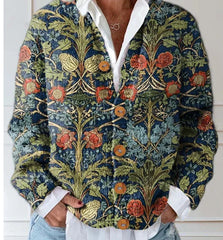 Chloe | Vintage Floral Cardigan Sweater